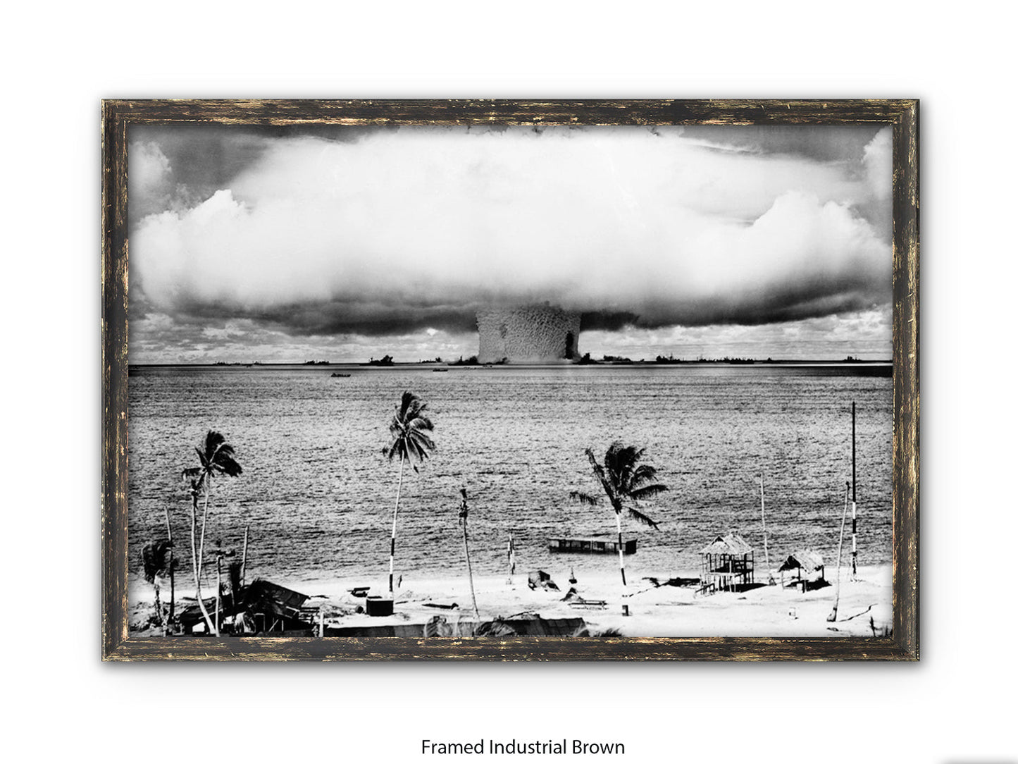 Atomic Bomb Explosion Bikini Atoll Poster