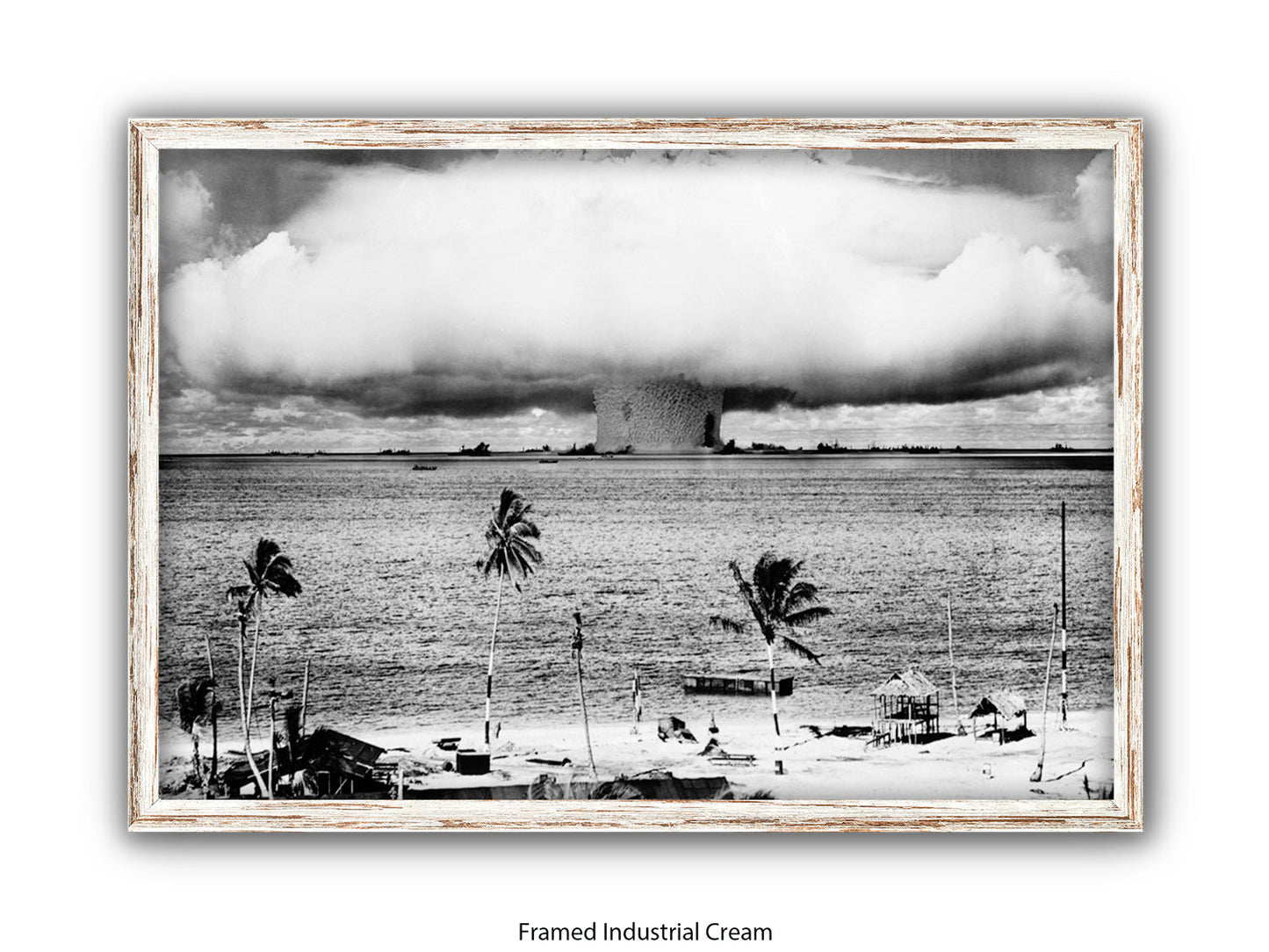 Atomic Bomb Explosion Bikini Atoll Poster
