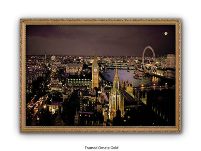 London Eye Westminster Poster