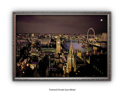 London Eye Westminster Poster