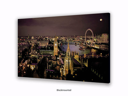 London Eye Westminster Poster