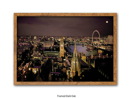 London Eye Westminster Poster