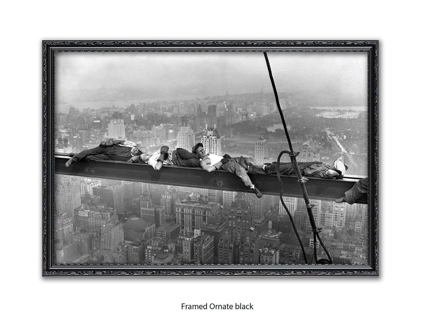 New York Lunchtime Asleep Poster