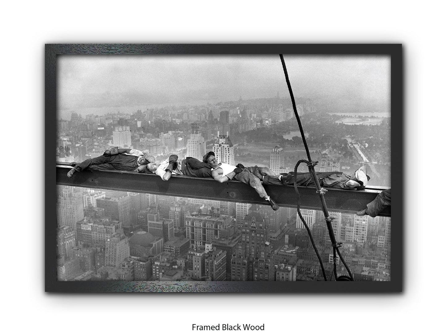 New York Lunchtime Asleep Poster