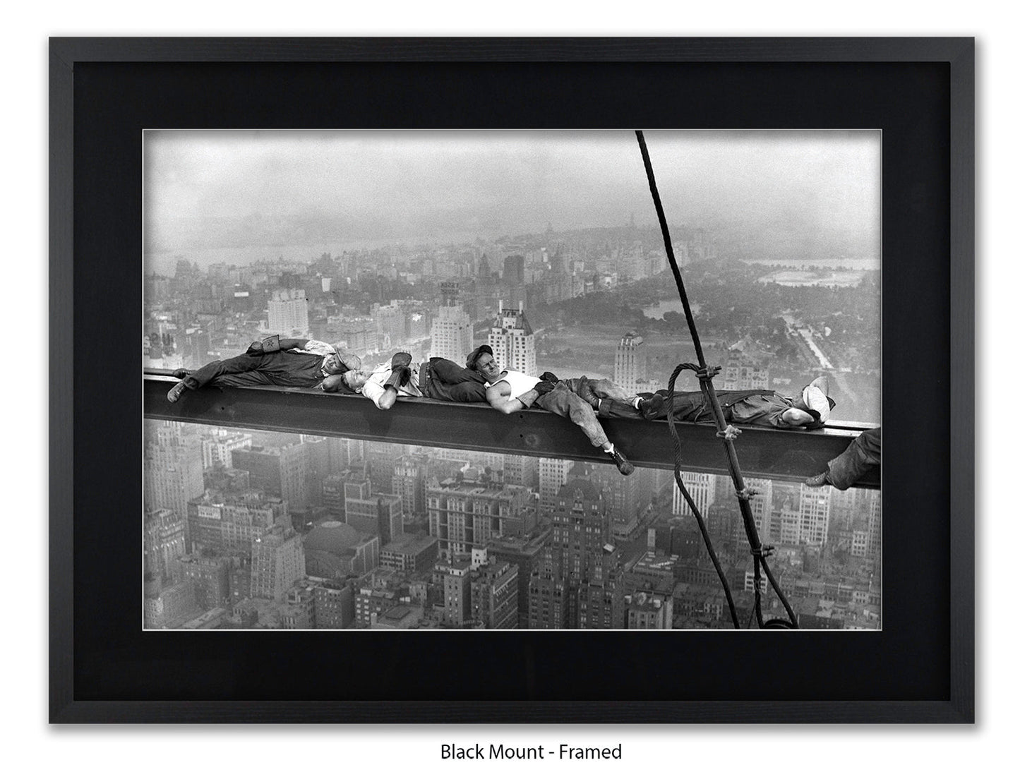 New York Lunchtime Asleep Poster