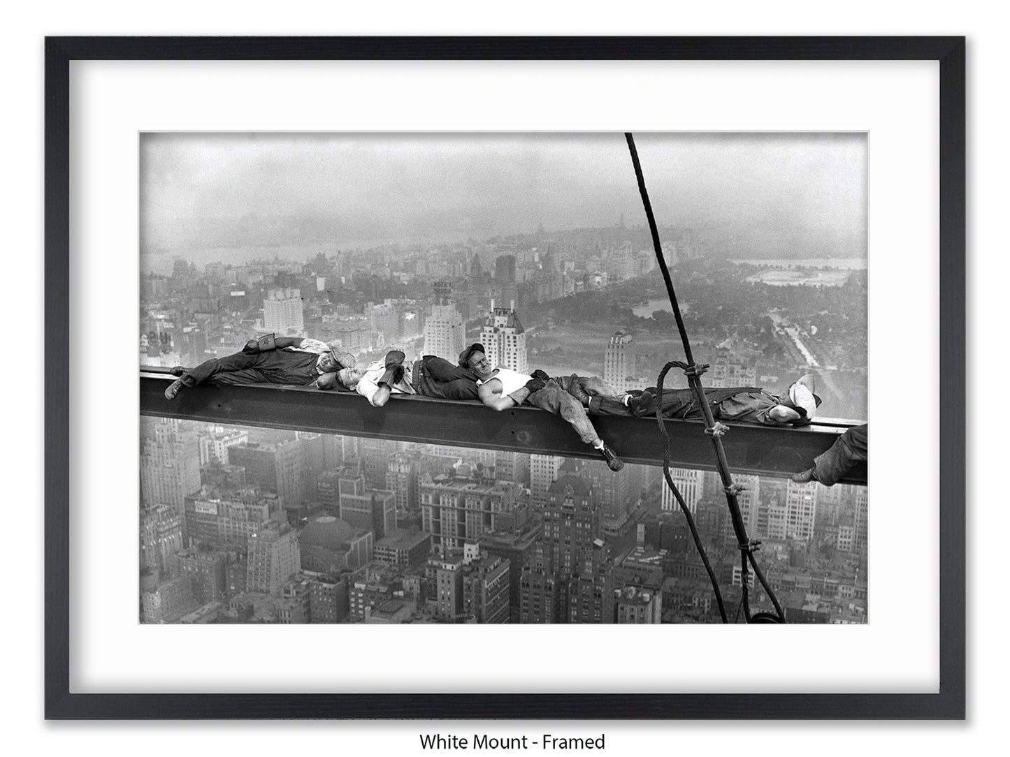 New York Lunchtime Asleep Poster