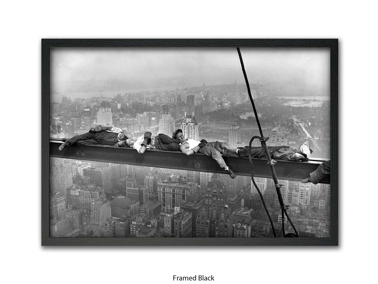 New York Lunchtime Asleep Poster