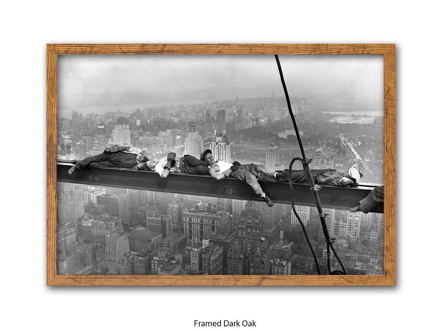 New York Lunchtime Asleep Poster