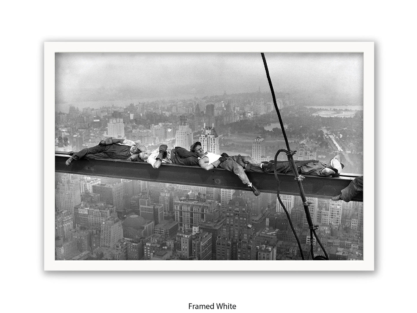 New York Lunchtime Asleep Poster