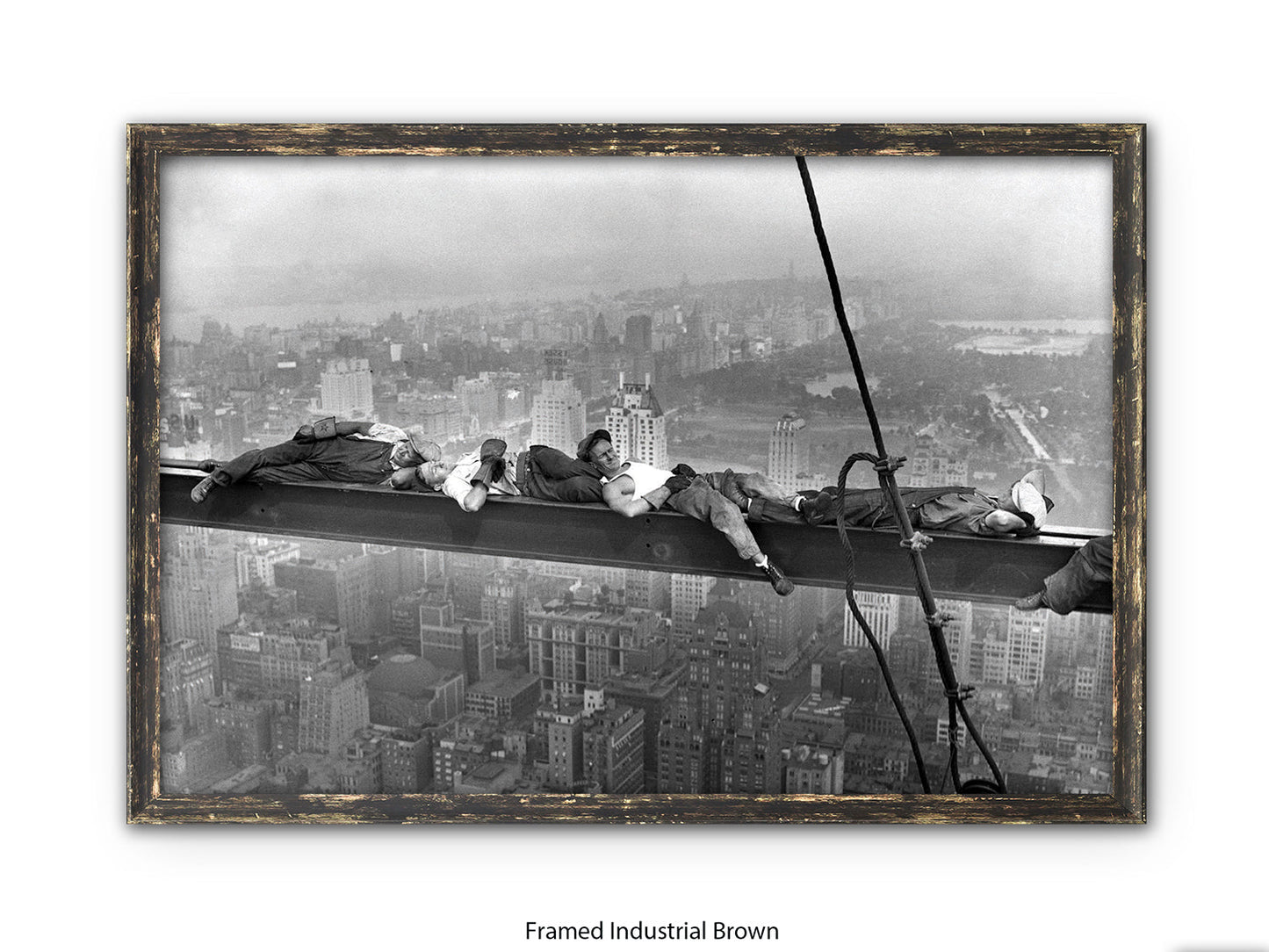 New York Lunchtime Asleep Poster