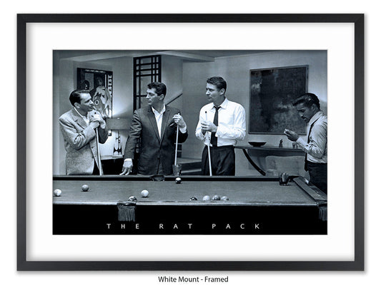 Rat Pack Pool Poster