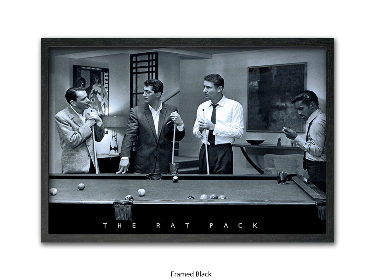 Rat Pack Pool Poster