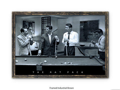 Rat Pack Pool Poster
