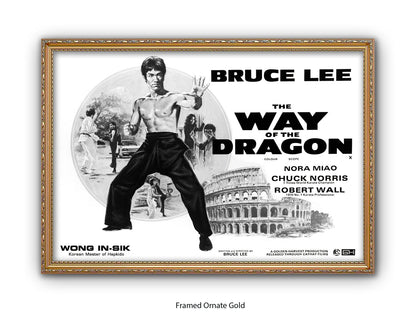 Bruce Lee Way Of The Dragon Poster