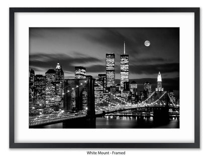 New York Twin Towers Poster