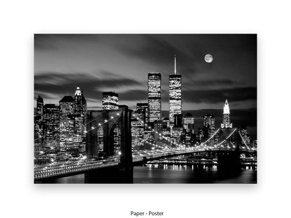 New York Twin Towers Poster