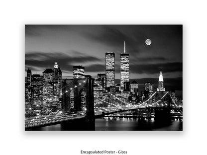 New York Twin Towers Poster