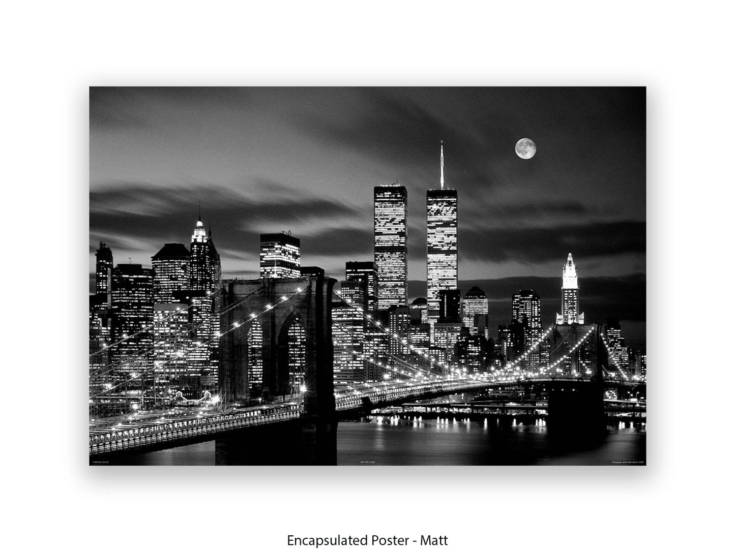 New York Twin Towers Poster