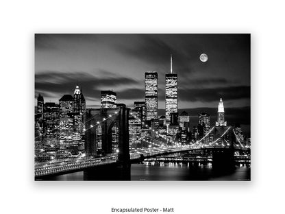 New York Twin Towers Poster