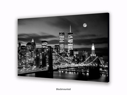 New York Twin Towers Poster