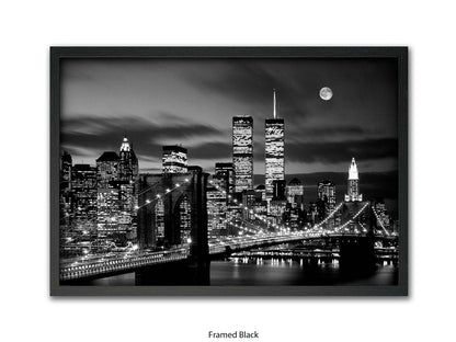 New York Twin Towers Poster