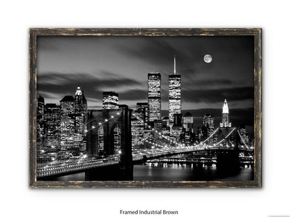 New York Twin Towers Poster