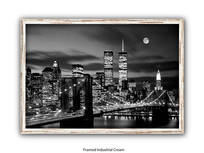 New York Twin Towers Poster