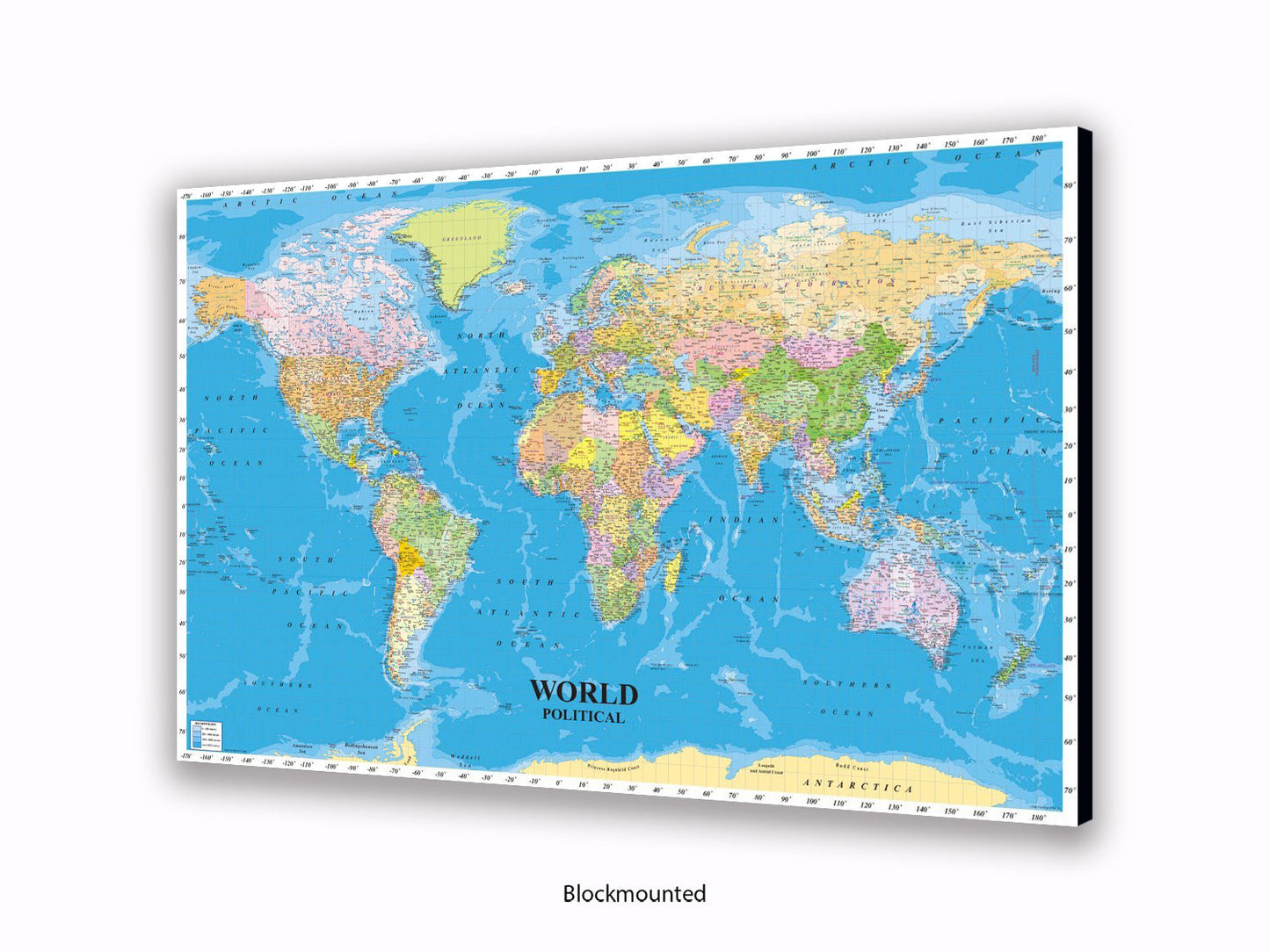 World Political Map Poster