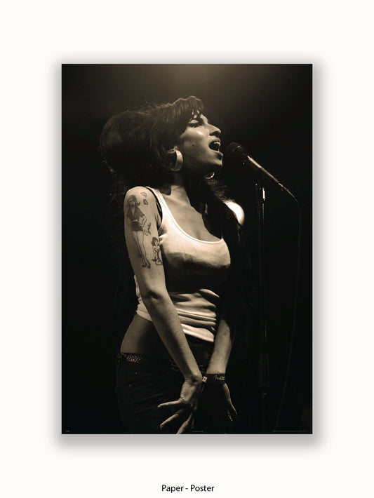 Amy Winehouse Live Poster