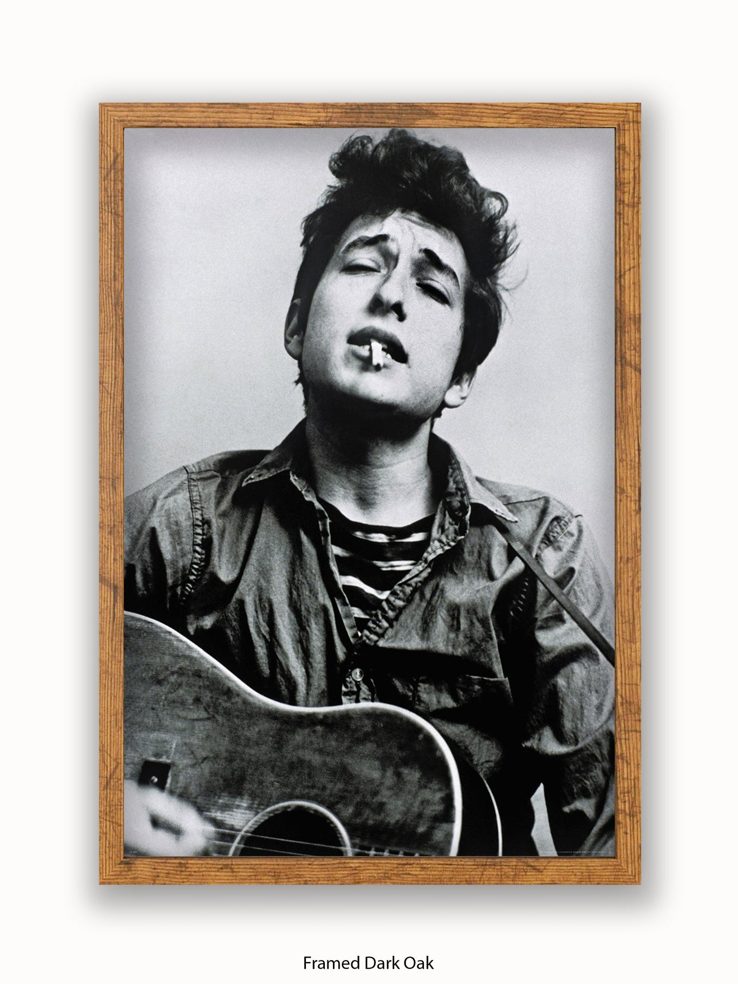 Bob Dylan Cigarette Guitar Poster