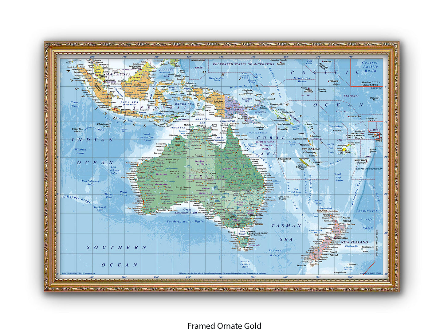 Australasia Map