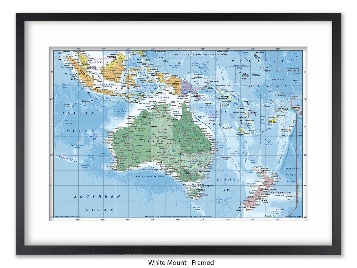 Australasia Map