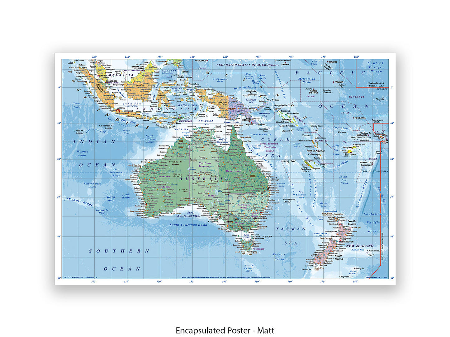 Australasia Map