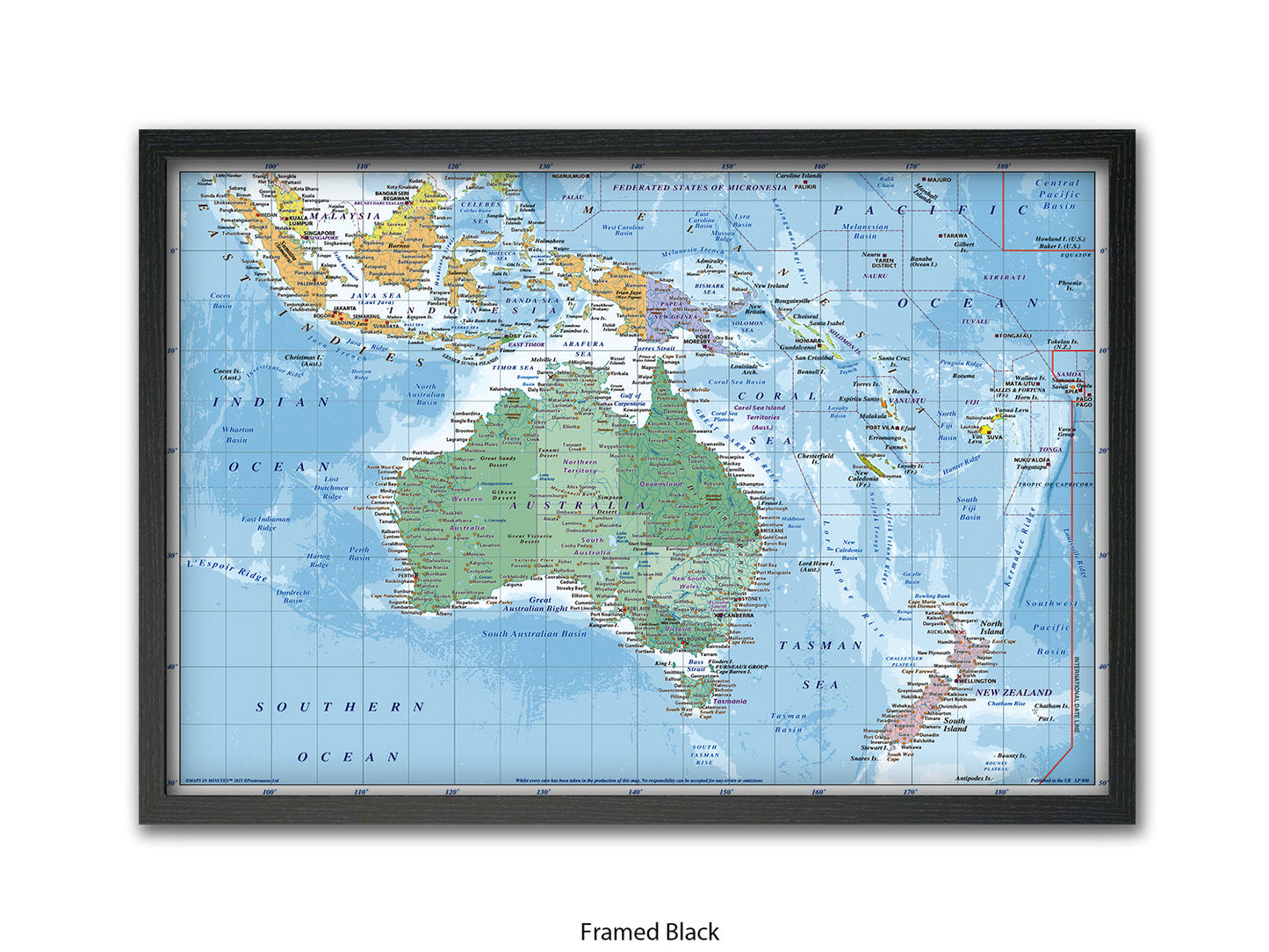 Australasia Map