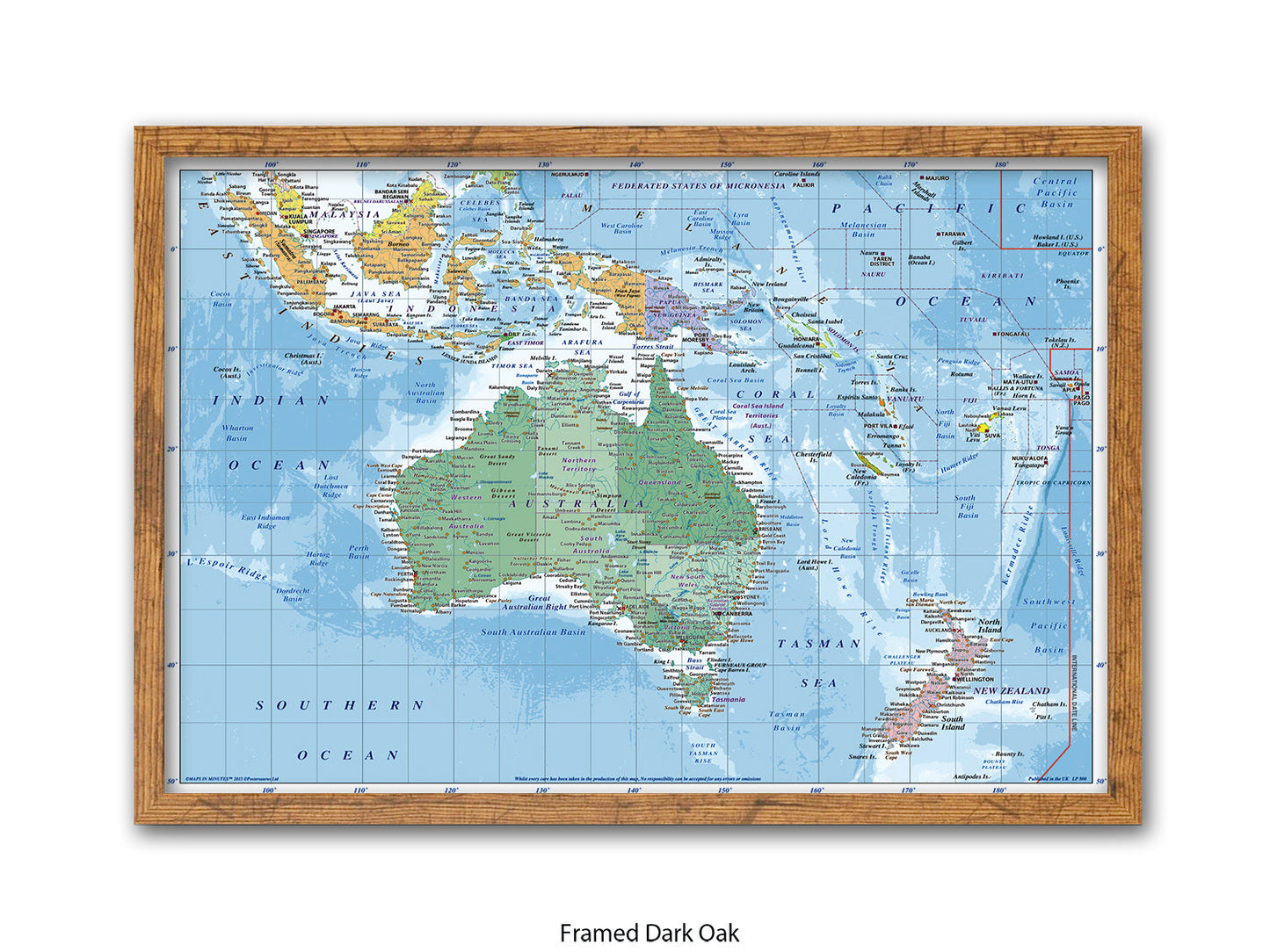 Australasia Map