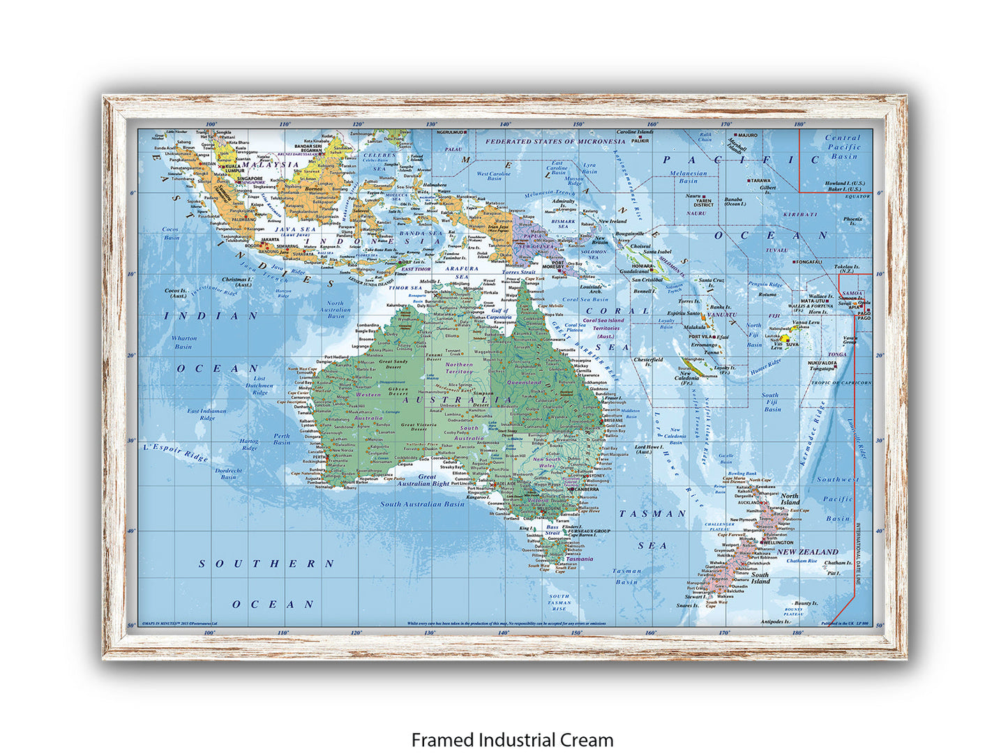 Australasia Map