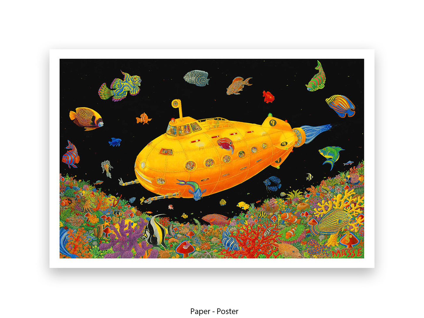 Yellow Submarine - Tom Masse - Poster