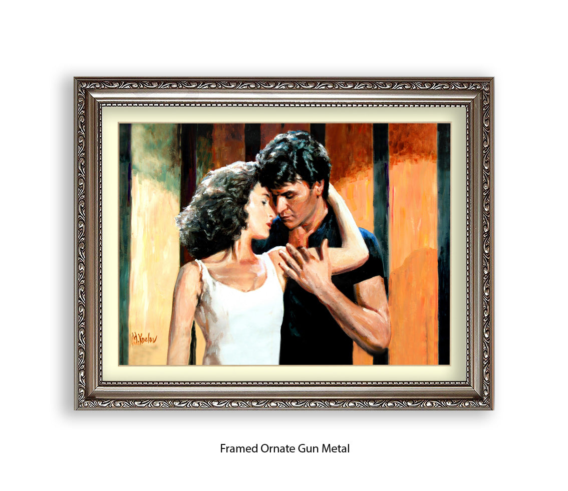 Dirty Dancing - Embrace - Michael Kozlov Art Print