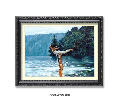 Dirty Dancing - Lake - Michael Kozlov Art Print