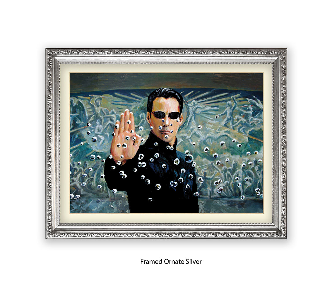 Matrix - Neo Bullitts -Michael Kozlov Art Print