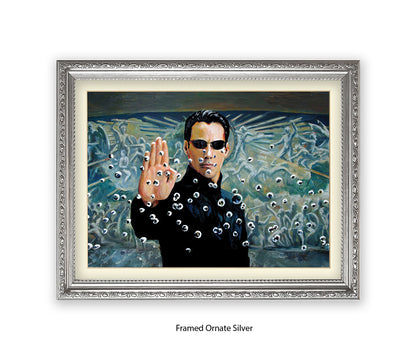 Matrix - Neo Bullitts -Michael Kozlov Art Print