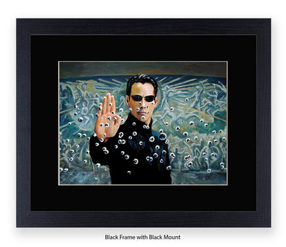 Matrix - Neo Bullitts -Michael Kozlov Art Print
