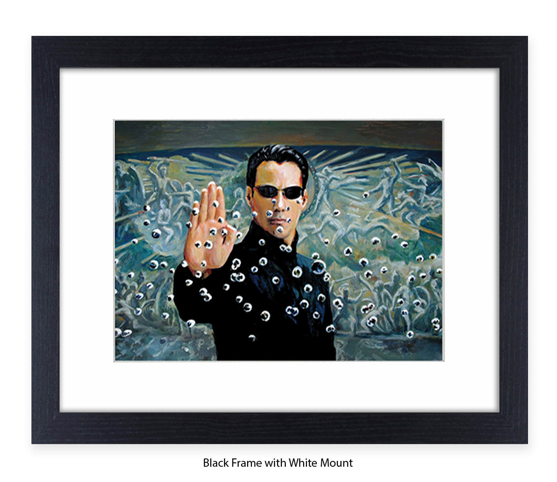 Matrix - Neo Bullitts -Michael Kozlov Art Print