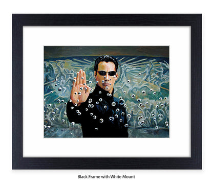 Matrix - Neo Bullitts -Michael Kozlov Art Print