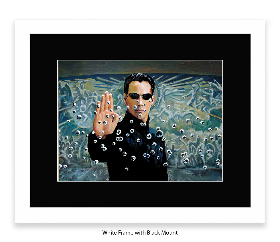Matrix - Neo Bullitts -Michael Kozlov Art Print