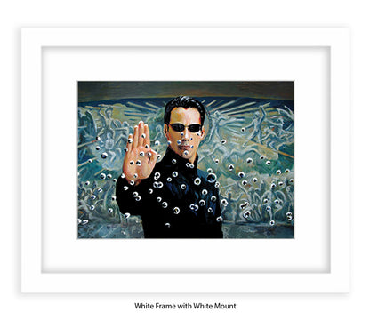 Matrix - Neo Bullitts -Michael Kozlov Art Print