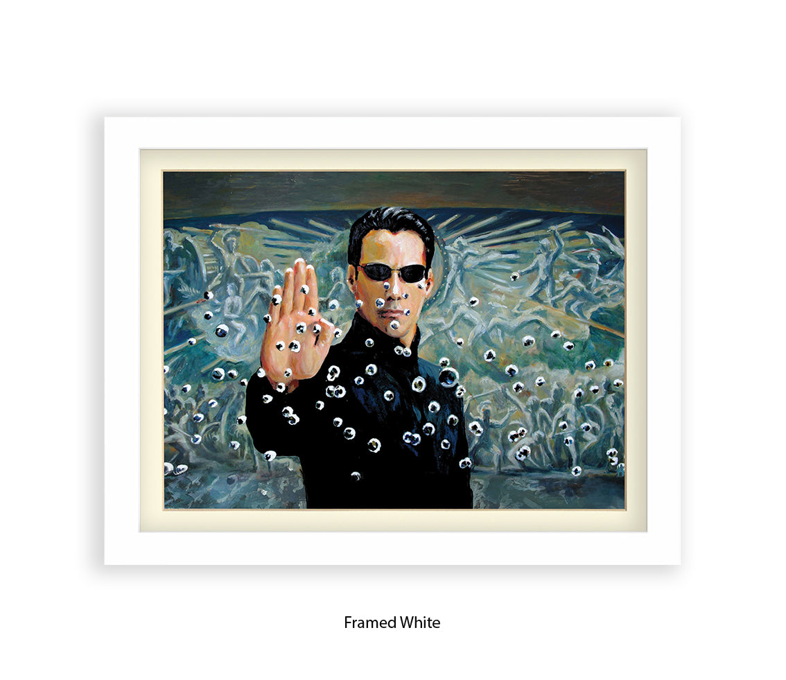 Matrix - Neo Bullitts -Michael Kozlov Art Print