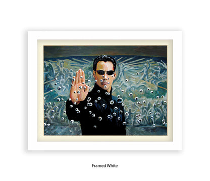Matrix - Neo Bullitts -Michael Kozlov Art Print