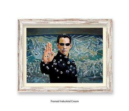 Matrix - Neo Bullitts -Michael Kozlov Art Print