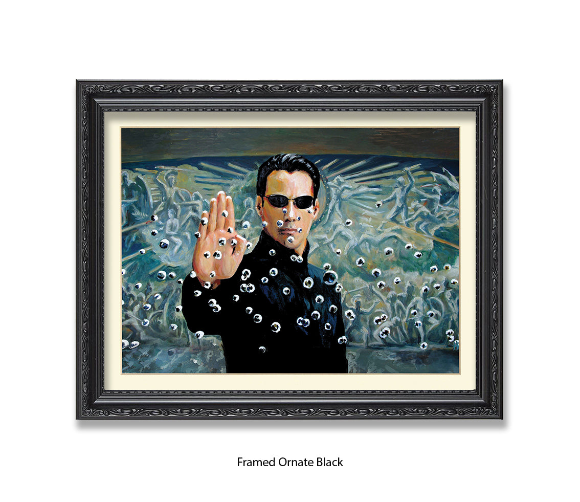 Matrix - Neo Bullitts -Michael Kozlov Art Print